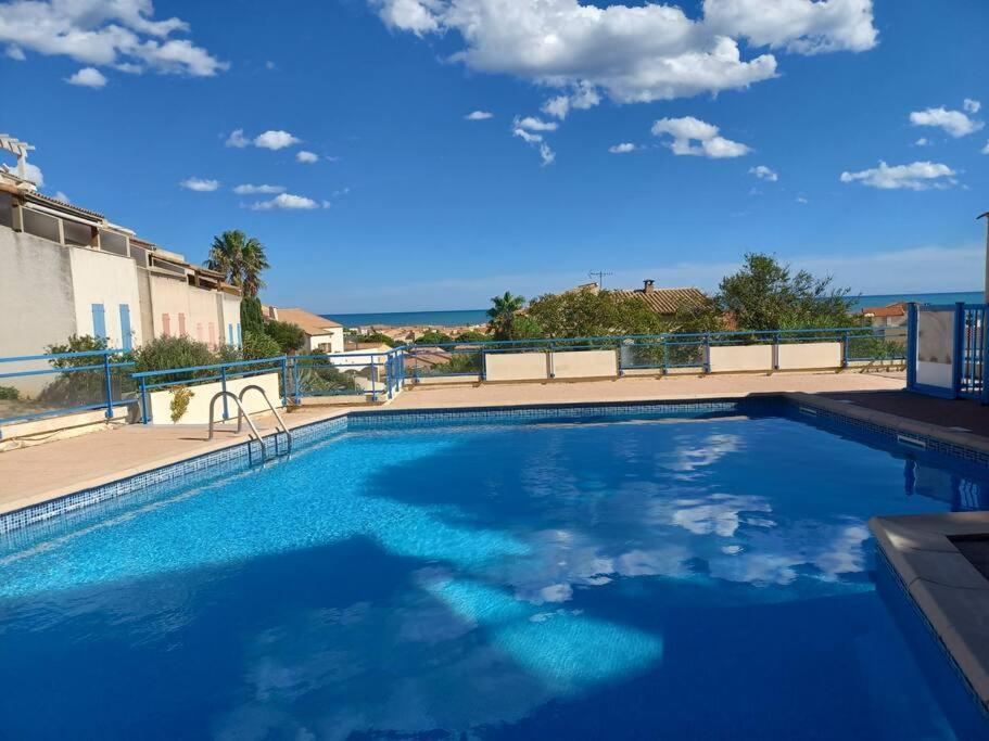 Plain-Pied, Terrasse, Piscine, Pleine Vue Mer, Plage A 6' A Pied, Parking, Wifi Fleury  Εξωτερικό φωτογραφία