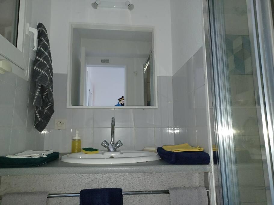 Plain-Pied, Terrasse, Piscine, Pleine Vue Mer, Plage A 6' A Pied, Parking, Wifi Fleury  Εξωτερικό φωτογραφία
