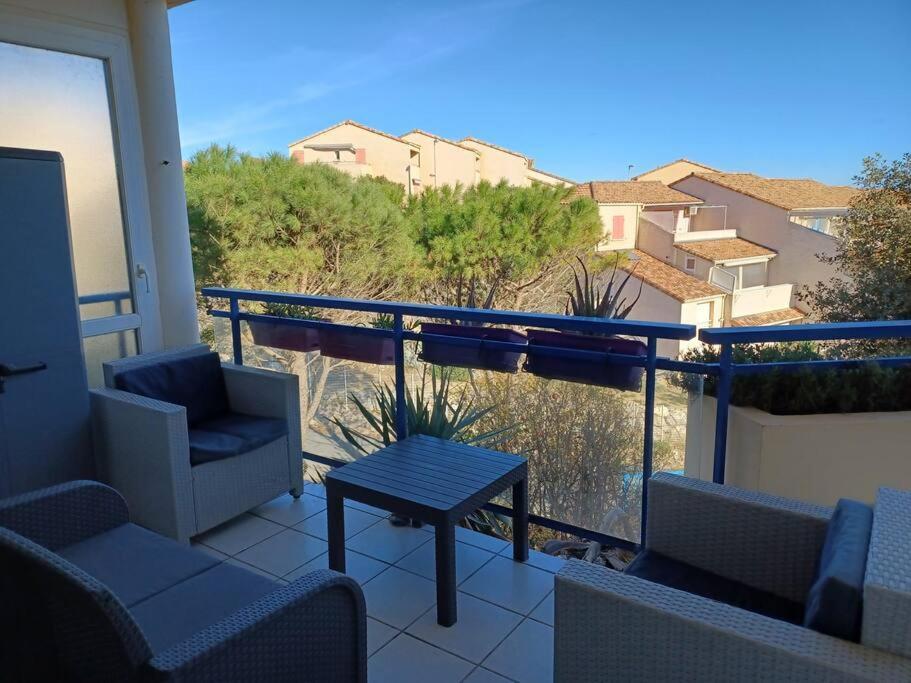 Plain-Pied, Terrasse, Piscine, Pleine Vue Mer, Plage A 6' A Pied, Parking, Wifi Fleury  Εξωτερικό φωτογραφία