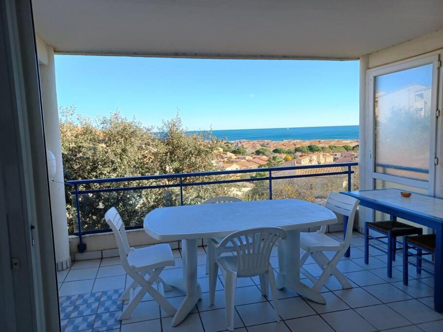 Plain-Pied, Terrasse, Piscine, Pleine Vue Mer, Plage A 6' A Pied, Parking, Wifi Fleury  Εξωτερικό φωτογραφία