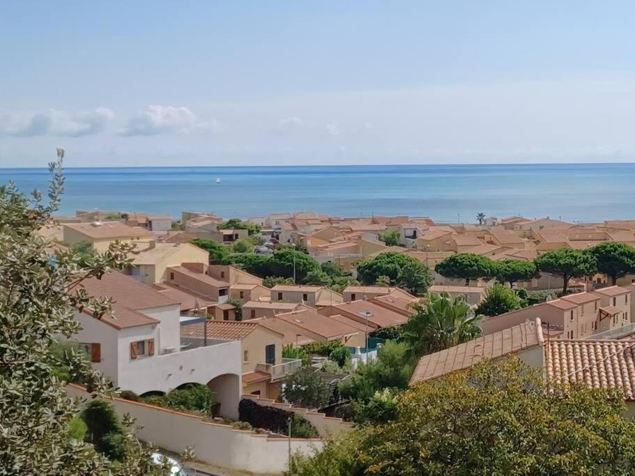 Plain-Pied, Terrasse, Piscine, Pleine Vue Mer, Plage A 6' A Pied, Parking, Wifi Fleury  Εξωτερικό φωτογραφία